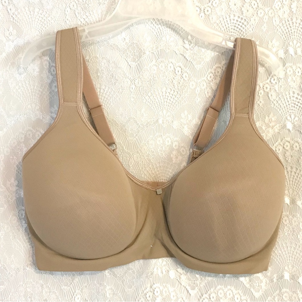 NWT Breezies Tan Latte Underwire Comfort Straps Bra 34C